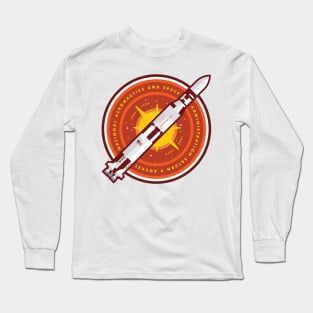 Saturn V Rocket Badge / Patch Long Sleeve T-Shirt